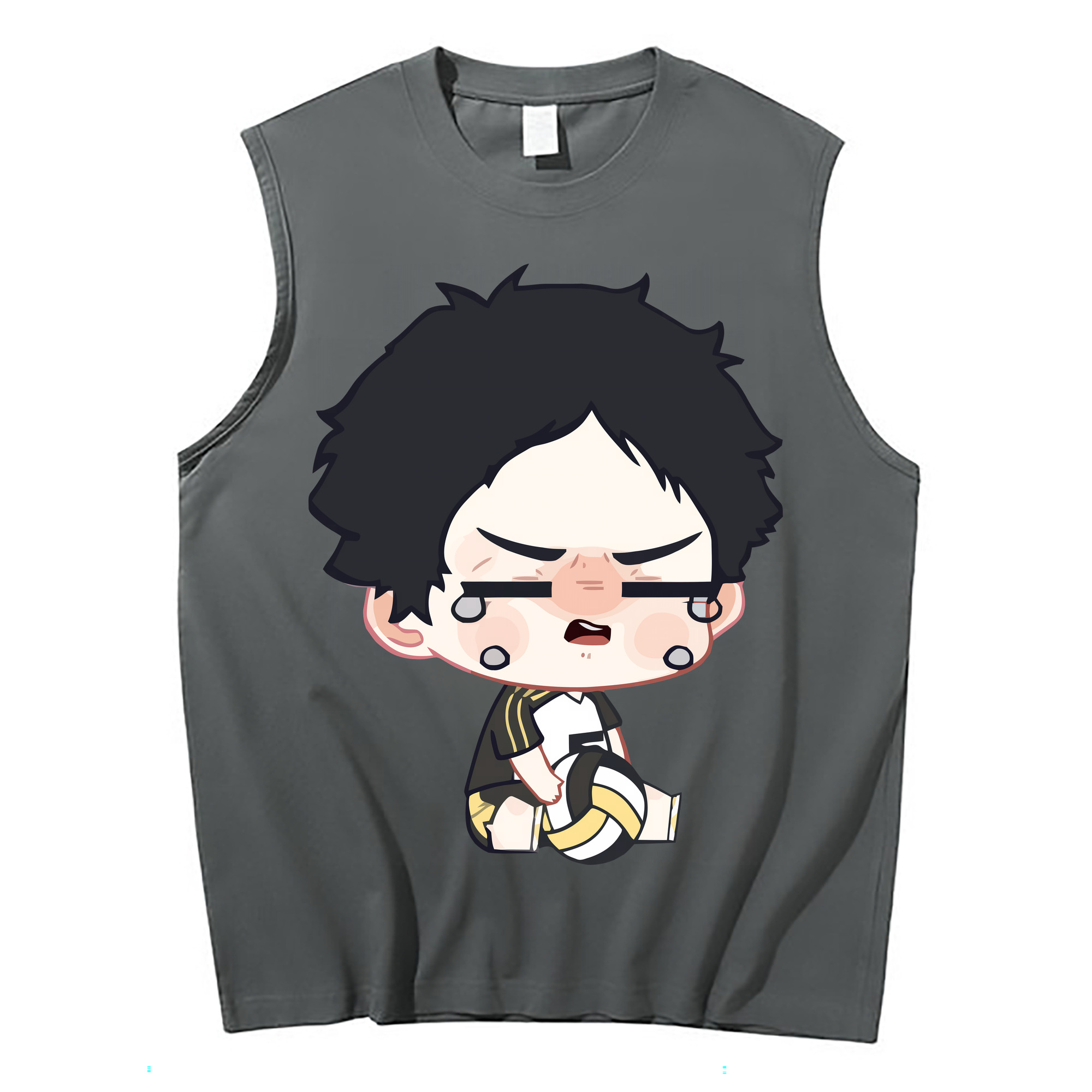 （画像用） ハイキュー!! Haikyu!! コットン100％タンクトップ（フロントプリント）